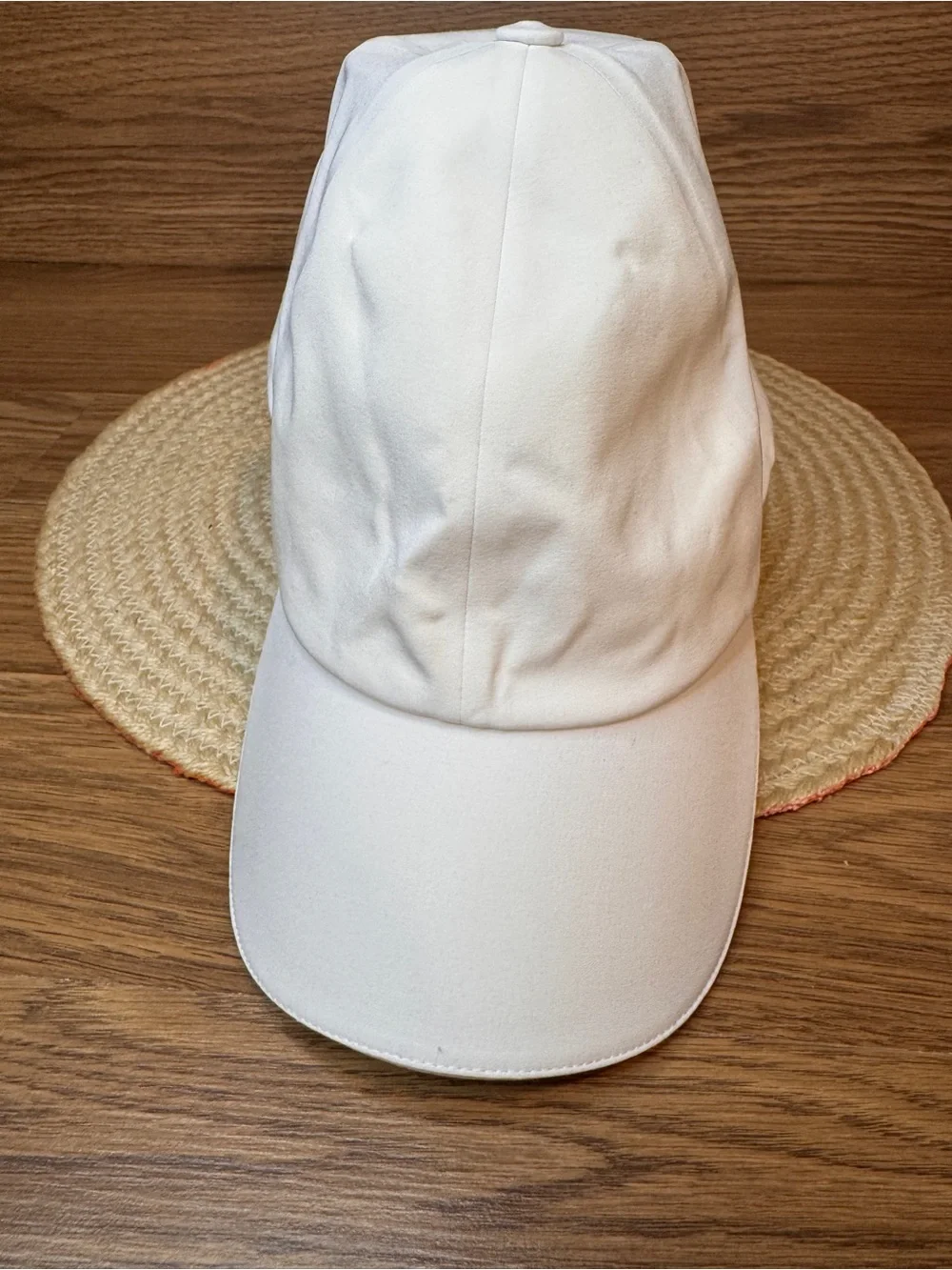 Lululemon Fast and Free Running Hat Women’s White One Size Spellout